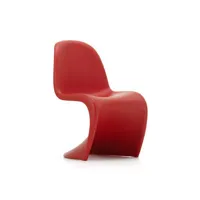 vitra - chaise enfant panton chair en plastique, polypropylène teinté couleur rouge 37.5 x 50.92 62.8 cm designer verner made in design