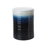 pols potten - tabouret céramique en céramique, céramique émaillée couleur bleu 43.27 x 45 cm made in design