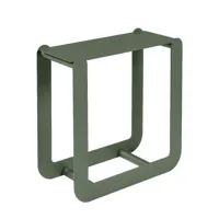 fermob - porte-bûches nevado - vert - 60 x 55.18 x 60.2 cm - designer studio fermob - métal, acier