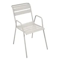 fermob - fauteuil bridge empilable monceau - gris - 52 x 76.63 x 85 cm - designer studio fermob - métal, acier peint
