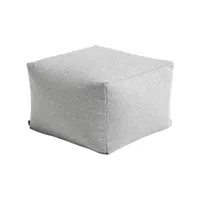 hay - pouf varer - gris - 56.46 x 56.46 x 40 cm - tissu, billes eps