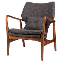pols potten - fauteuil rembourré fauteuil bois - bois naturel - 68 x 106.27 x 85 cm - bois, mousse