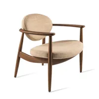 pols potten - fauteuil rembourré bois en bois, mousse couleur bois naturel 73.5 x 82.91 75 cm designer studio made in design