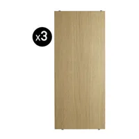 string furniture - etagère system en bois, contreplaqué de chêne couleur bois naturel 58 x 70 40 cm designer nils strinning made in design