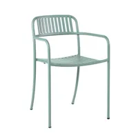 tolix - fauteuil empilable patio - vert - 50 x 35.5 x 76 cm - designer pauline deltour - métal, acier inoxydable