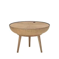 bloomingville - table basse ronda en bois, chêne couleur bois naturel 66.49 x 40 cm made in design
