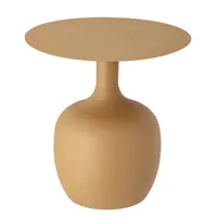 bloomingville - table d'appoint basse en métal, fer couleur marron 55.18 x 46 cm made in design