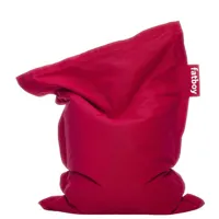fatboy - pouf enfant junior en tissu, coton couleur rouge 130 x 100 80 cm designer jukka setälä made in design