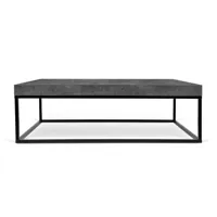 pop up home - table basse adelaïde - gris - 85.73 x 85.73 x 38 cm - designer inês martinho - bois, panneau de fibres à haute densité