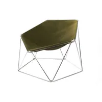 compagnie - fauteuil penta - vert - 54.5 x 68 x 82 cm - designer kim moltzer - tissu, toile outdoor