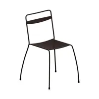 zeus - chaise tondella en métal, acier couleur noir 55 x 52 80 cm designer maurizio peregalli made in design