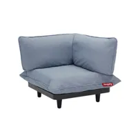 fatboy - canapé de jardin rembourré paletti - bleu - 90 x 90 x 50 cm - tissu, tissu oléfine
