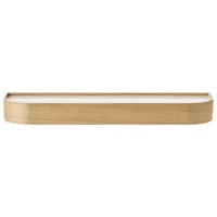 audo copenhagen - etagère epoch en bois, placage chêne couleur bois naturel 79 x 20.4 8 cm designer nina bruun made in design