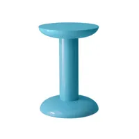 raawii - table d'appoint thing en métal, aluminium recyclé couleur bleu 28 x 40 cm designer george sowden made in design