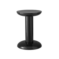 raawii - table d'appoint thing en métal, aluminium recyclé couleur noir 28 x 40 cm designer george sowden made in design