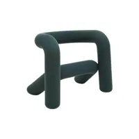 moustache - fauteuil rembourré bold - vert - 83 x 57 x 65 cm - designer big game - tissu, mousse