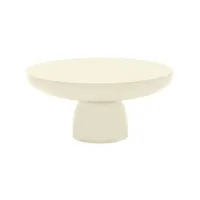 mogg - table basse olo en bois, bois massif laqué couleur blanc 70 x 33 cm designer antonio facco made in design