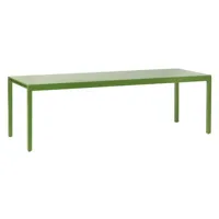 valerie objects - table rectangulaire silent en bois, frêne couleur vert 170 x 85 74 cm designer big game made in design