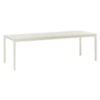 valerie objects - table rectangulaire silent en bois, frêne couleur blanc 170 x 85 74 cm designer big game made in design
