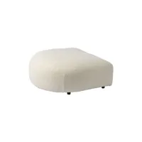 pols potten - canapé modulable a-round-u en tissu, ressorts nosag couleur beige 100 x 46 cm designer studio made in design