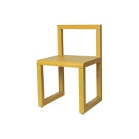 ferm living - chaise enfant little architect - jaune - 51.8 x 39 x 30 cm - designer says who - bois, contreplaqué de frêne