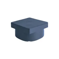 nine - table basse landmark - bleu - 60 x 60 x 32 cm - designer daniel schofield - céramique, céramique émaillée