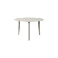 vincent sheppard - table basse lilo en métal, aluminium thermolaqué couleur beige 60 x 36 cm made in design