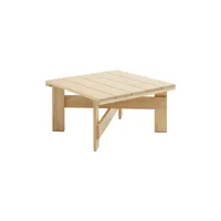 hay - table basse crate en bois, pin massif laqué couleur bois naturel 75.5 x 40 cm designer gerrit rietveld made in design