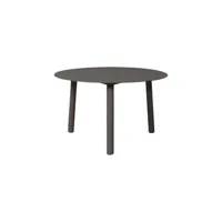vincent sheppard - table basse lilo en métal, aluminium thermolaqué couleur gris 60 x 36 cm made in design