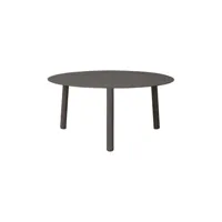 vincent sheppard - table basse lilo en métal, aluminium thermolaqué couleur gris 68 x 30 cm made in design