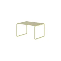 nine - table basse sine - jaune - 50 x 62.8 x 38.3 cm - designer note design studio - métal, acier inoxydable