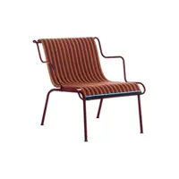 magis - fauteuil lounge empilable south - rouge - 68 x 81 x 70 cm - designer konstantin grcic - métal, polyoléfine