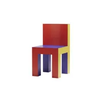 stamuli - chaise enfant tagada - multicolore - 25 x 27 x 46 cm - designer stamuli - bois, stratifié hpl