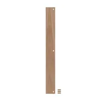 moebe - accessoire wall shelving en bois, mdf placage chêne couleur bois naturel 162 x 17.5 1.6 cm made in design