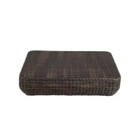unopiu - table basse agora en fibre végétale, synthétique waprolace couleur marron 84.34 x 21 cm made in design