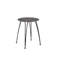 unopiu - table basse ariete en métal, fer couleur métal 61.09 x 48 cm designer adam tihany made in design