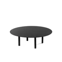 serax - table basse mombaers en métal, acier laqué couleur noir 66.04 x 25 cm designer bea made in design