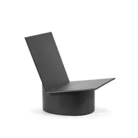 serax - fauteuil bas valerie en métal, acier couleur noir 70 x 74.17 71 cm designer marie  michielssen made in design