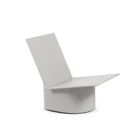 serax - fauteuil bas valerie en métal, acier couleur gris 70 x 74.17 71 cm designer marie  michielssen made in design