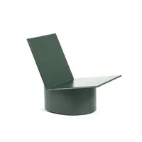 serax - fauteuil bas valerie en métal, acier couleur vert 70 x 74.17 71 cm designer marie  michielssen made in design