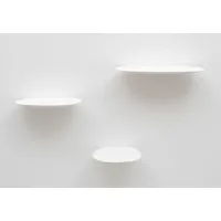 moustache - etagère isola - blanc - 16.5 x 30 x 1.7 cm - designer studio brichetziegler - céramique, céramique émaillée