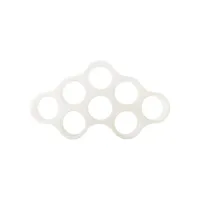 cappellini - etagère cloud en plastique, polyéthylène couleur blanc 95.24 x 44 cm designer ronan & erwan bouroullec made in design
