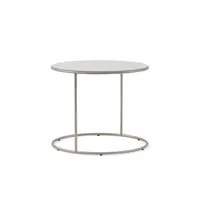 cappellini - table basse cannot en bois, mdf laqué couleur blanc 69.93 x 45 cm designer m. catalano made in design