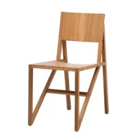 established & sons - chaise frame en bois, chêne massif huilé couleur bois naturel 40 x 78.3 78.5 cm designer wouter sheublin made in design