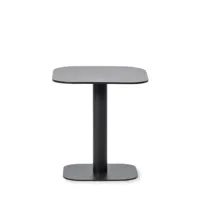vincent sheppard - table d'appoint kodo en métal, aluminium thermolaqué couleur gris 44.81 x 44 cm designer studio segers made in design