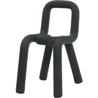 moustache - housse de chaise bold - gris - 10 x 28 x 2 cm - designer big game - tissu, polyuréthane