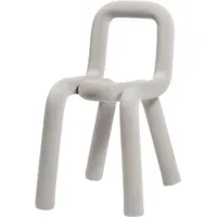 moustache - housse de chaise bold en tissu, polyuréthane couleur gris 10 x 28 2 cm designer big game made in design