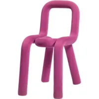 moustache - housse de chaise bold en tissu, polyuréthane couleur rose 10 x 28 2 cm designer big game made in design