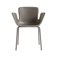 cappellini - fauteuil juli - beige - 89.63 x 89.63 x 89.63 cm - designer werner aissllinger - plastique, polypropylène renforcé