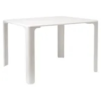 magis - table enfant en bois, mdf finition polymère couleur blanc 62 x 81 50 cm designer javier mariscal made in design